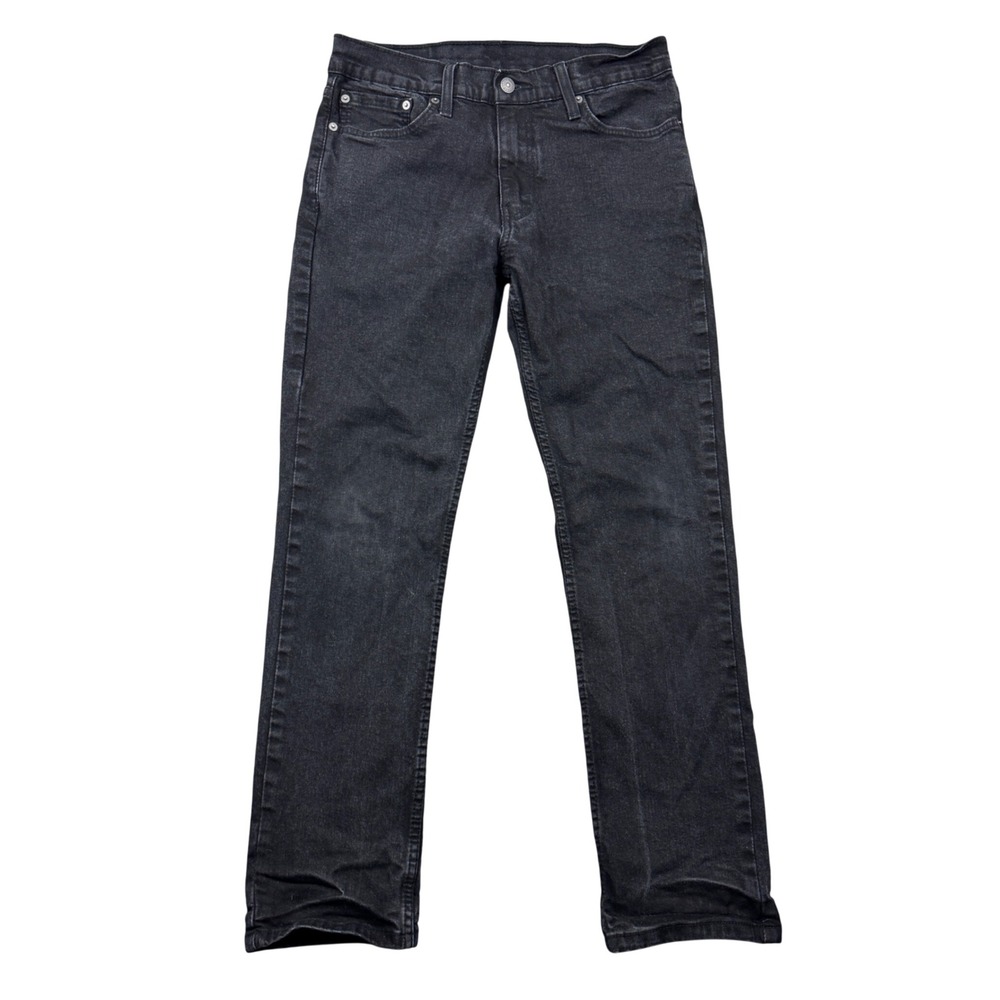 Levis 511 Slim Fit Jeans Mens 32x30 (30x28) Faded Black Denim Grunge Minimal